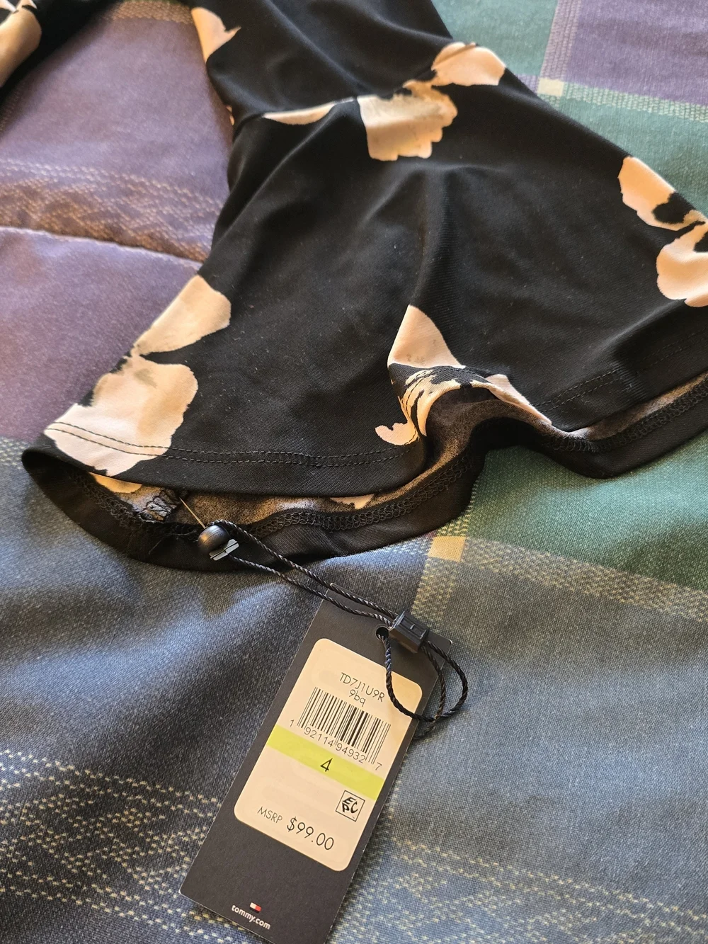 Tommy Hilfiger Floral Bell Sleeve A-Line Dress Size 4 NWT - Picture 4 of 10